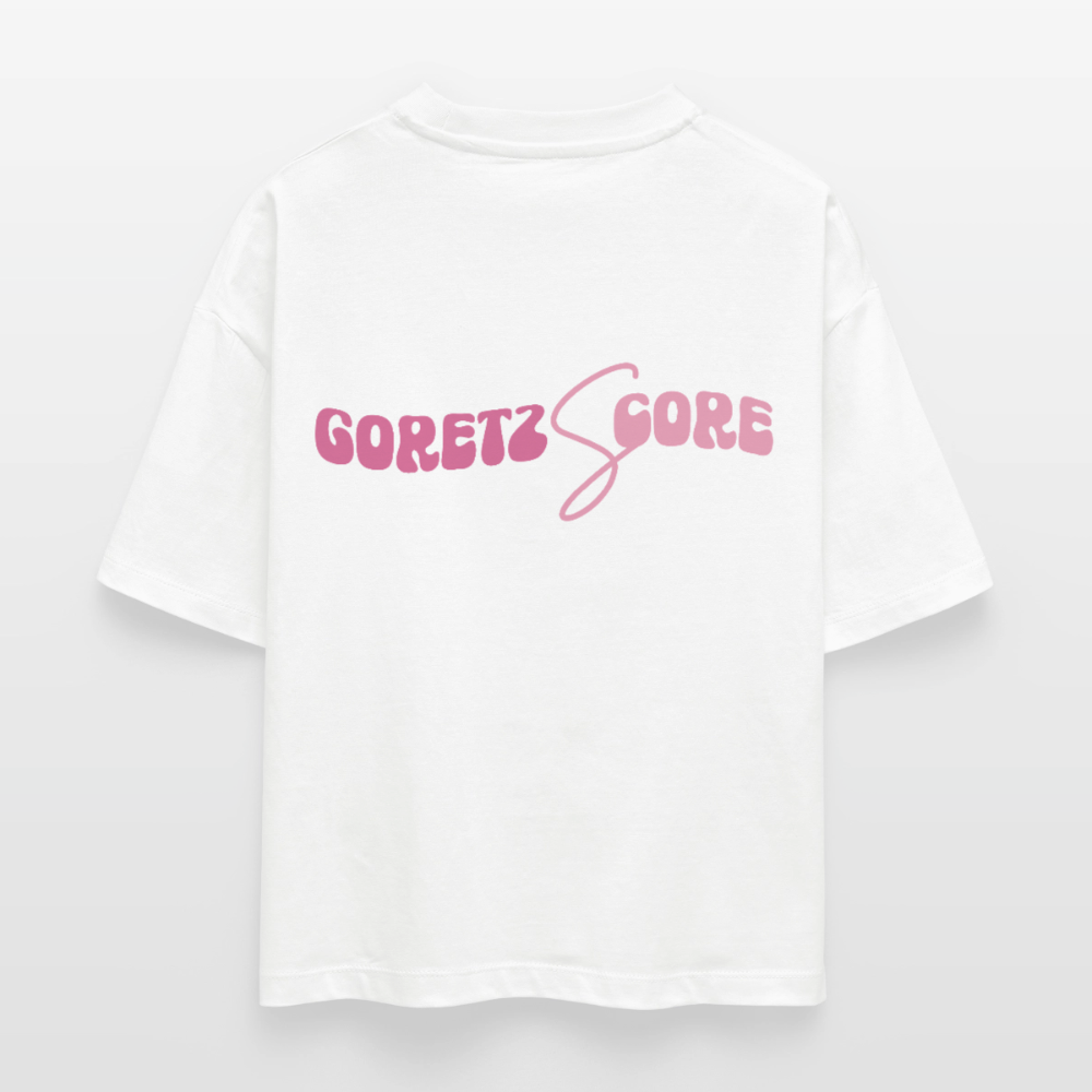 GoretzScore - Boxy T-Shirt - white