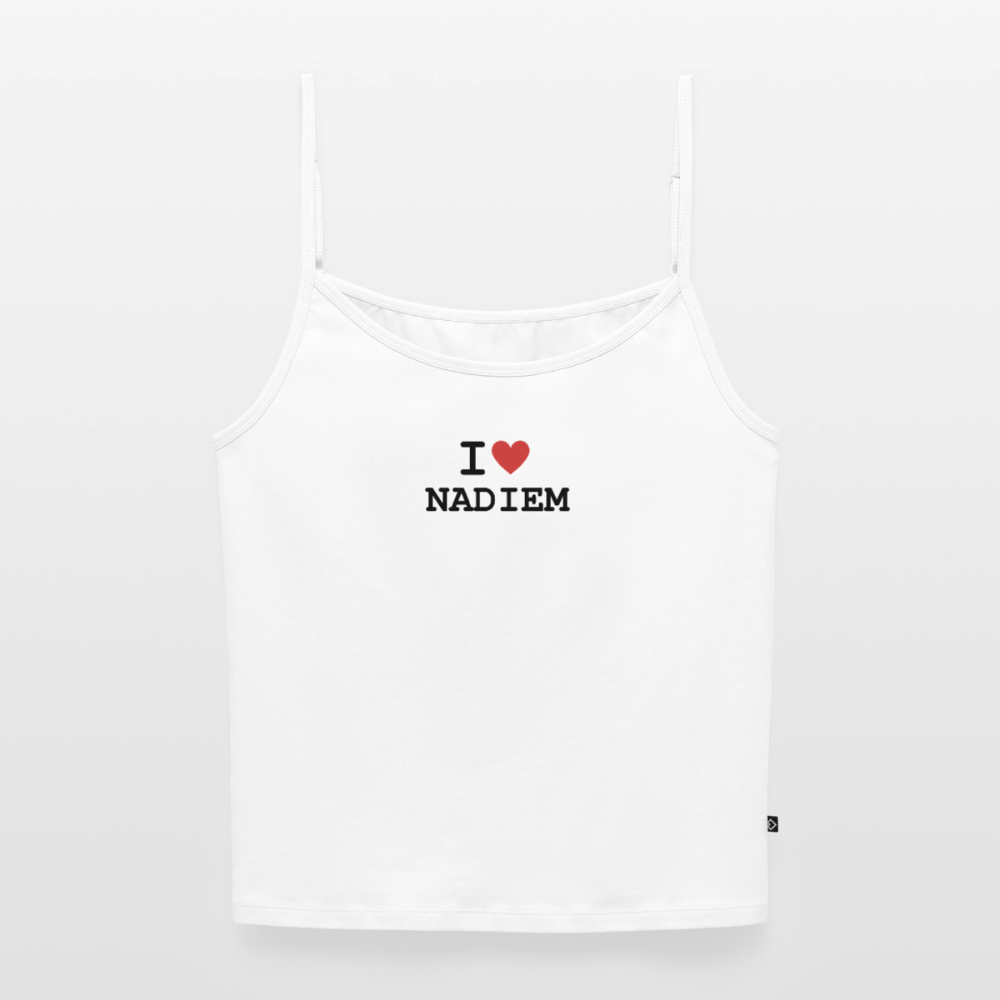 I <3 Nadiem - Trägertop - white
