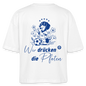 Wir drücken die Pfoten - Boxy T-Shirt - white