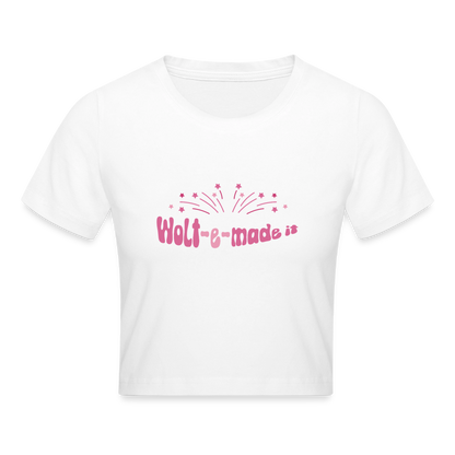 Wolte made it - Baby Tee - white