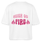 Beier on Fire - Boxy T-Shirt - white