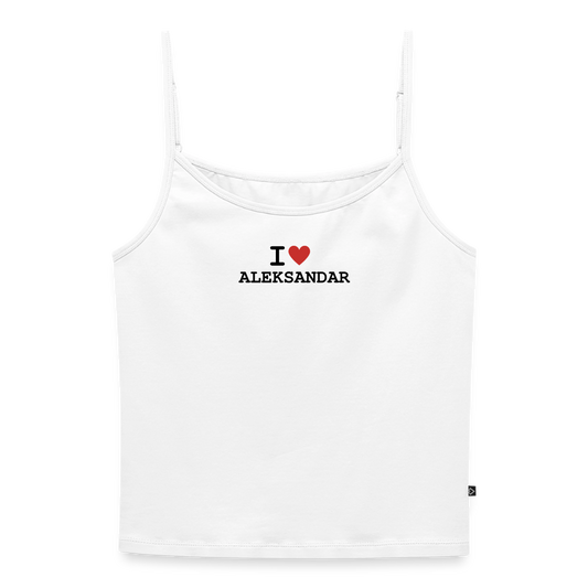I <3 Aleksandar - Trägertop - white