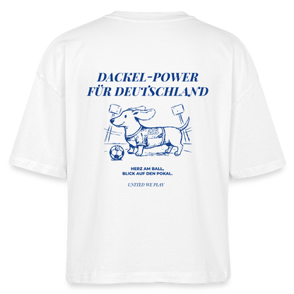 Dackel Power - Boxy T-Shirt - white