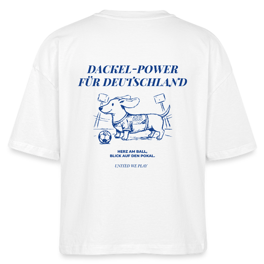 Dackel Power - Boxy T-Shirt - white