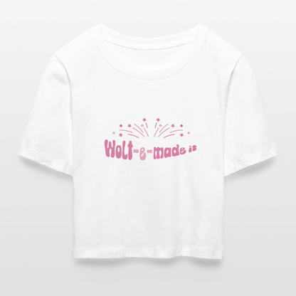 Wolte made it - Baby Tee - white