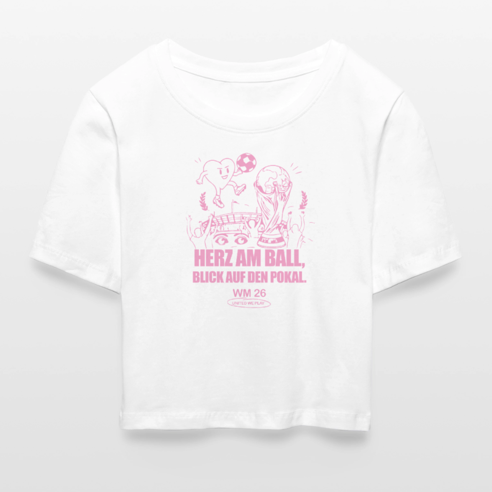 Herz am Ball - Baby Tee - white