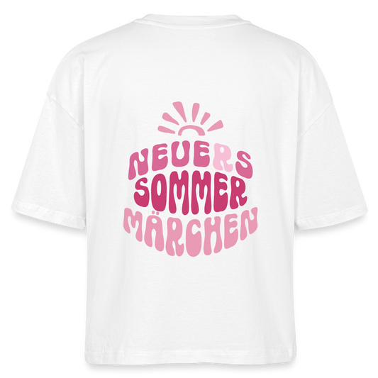 Sommermärchen - Boxy T-Shirt - white