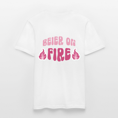 Beier on Fire - Klassik T-Shirt - white
