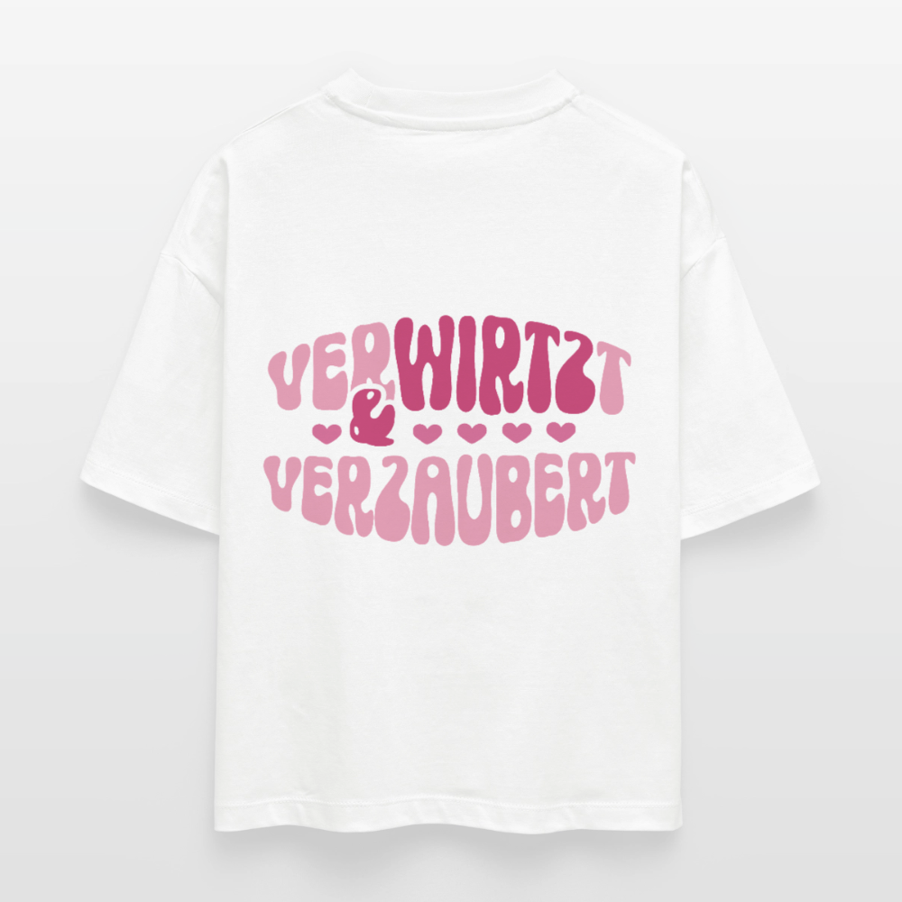 Verwirtzt & verzaubert - Boxy T-Shirt - white