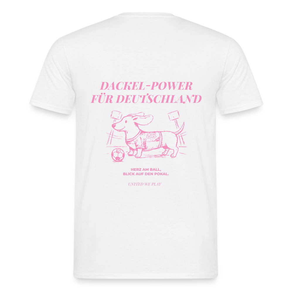 Dackel Power - Klassik T-Shirt - white