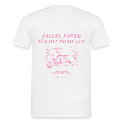 Dackel Power - Klassik T-Shirt - white