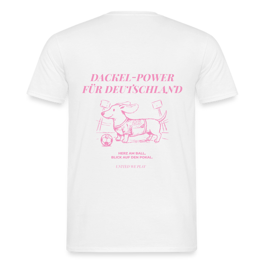 Dackel Power - Klassik T-Shirt - white