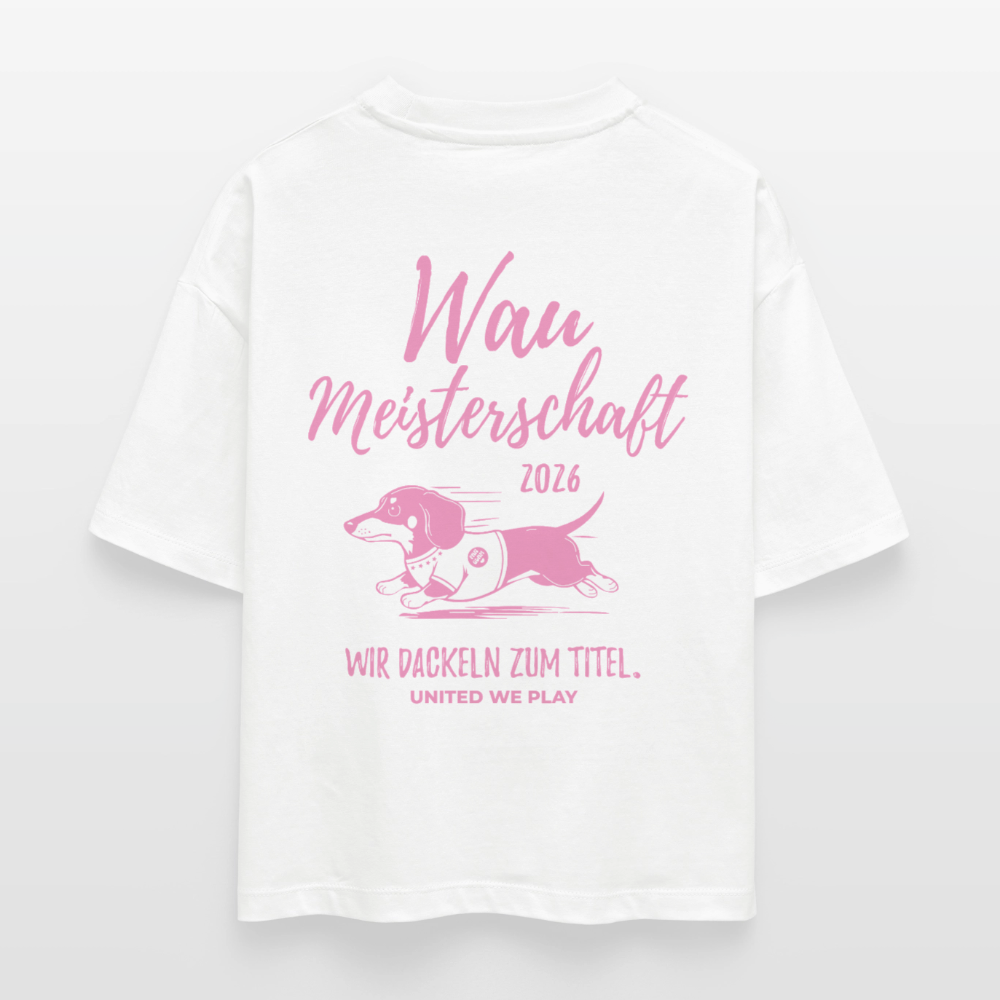 Waumeisterschaft - Boxy T-Shirt - white