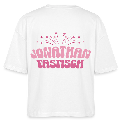 Jonathan tastisch - Boxy T-Shirt - white
