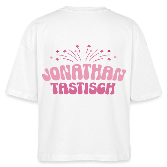 Jonathan tastisch - Boxy T-Shirt - white