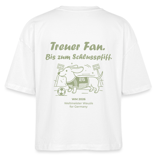 Treuer Fan - Boxy T-Shirt - white