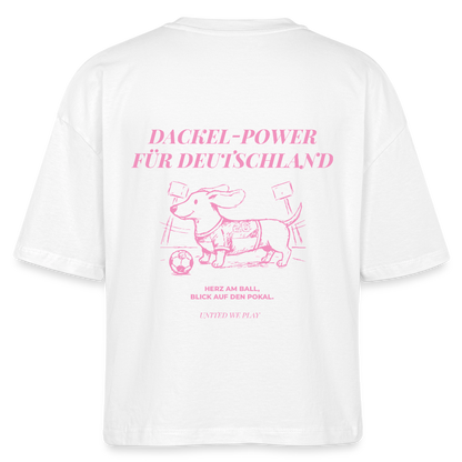 Dackel Power - Boxy t-Shirt - white