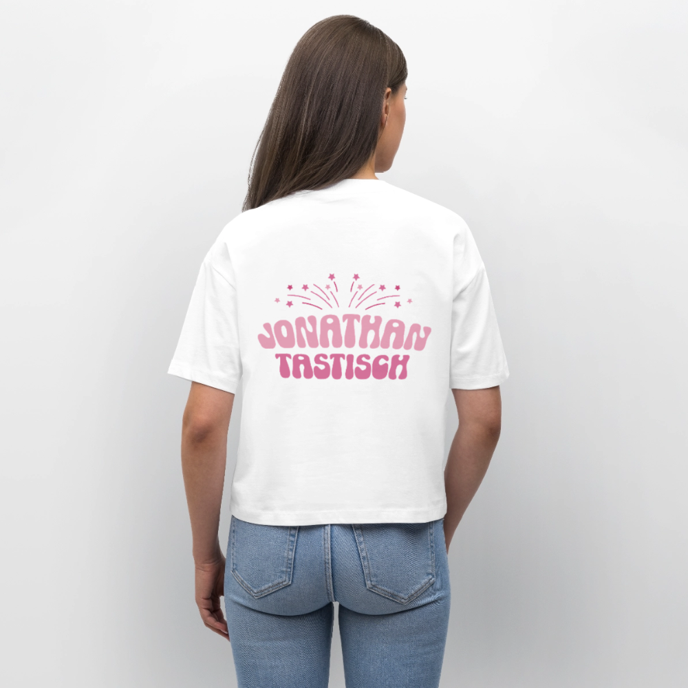Jonathan tastisch - Boxy T-Shirt - white