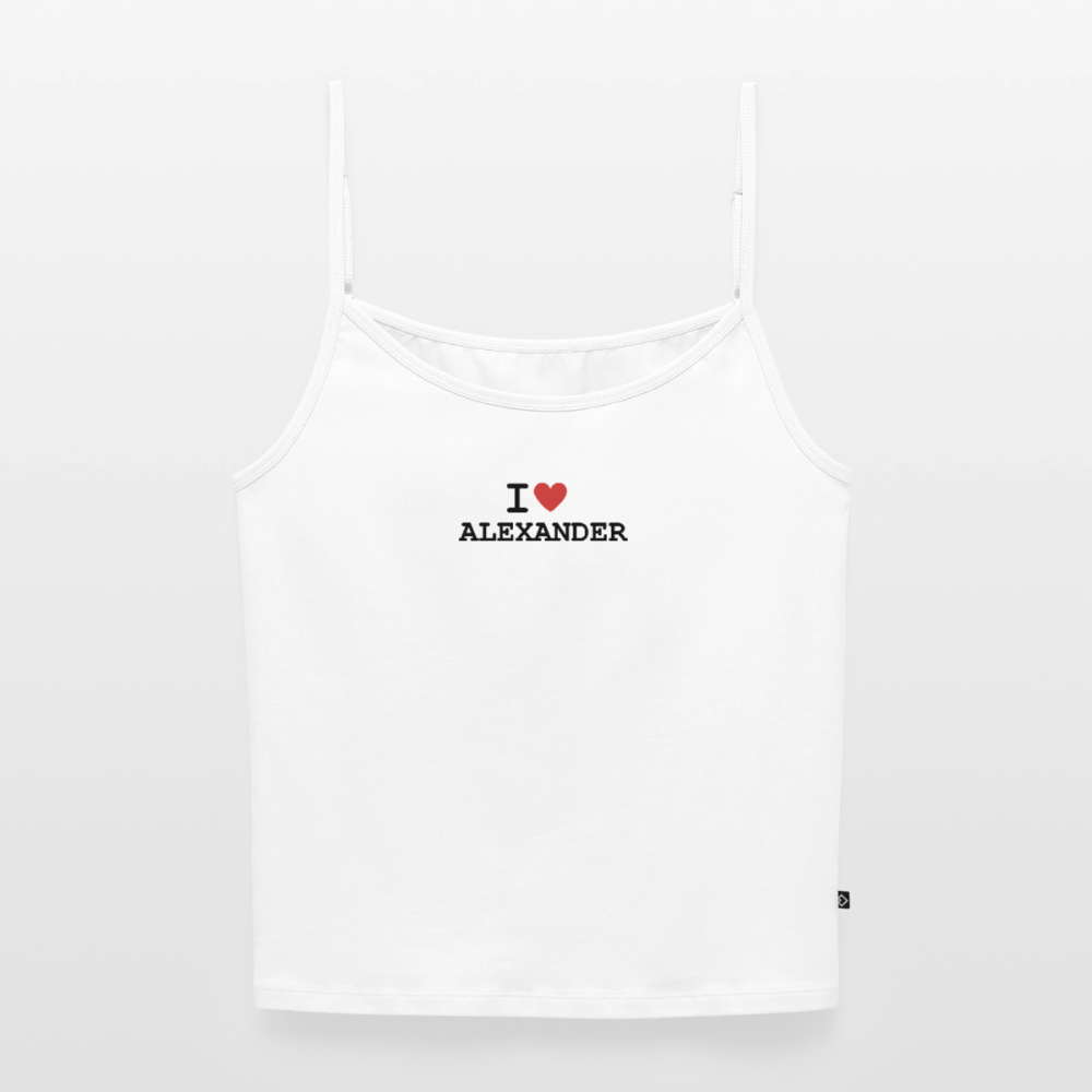 I <3 Alexander - Trägertop - white