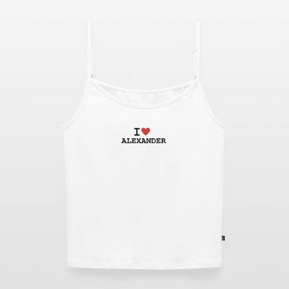 I <3 Alexander - Trägertop - white