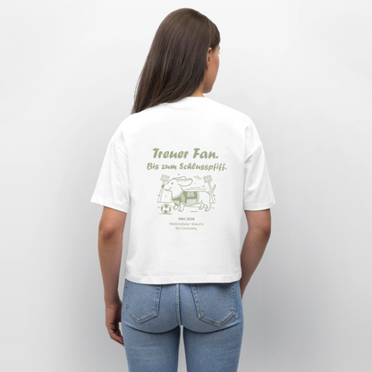 Treuer Fan - Boxy T-Shirt - white