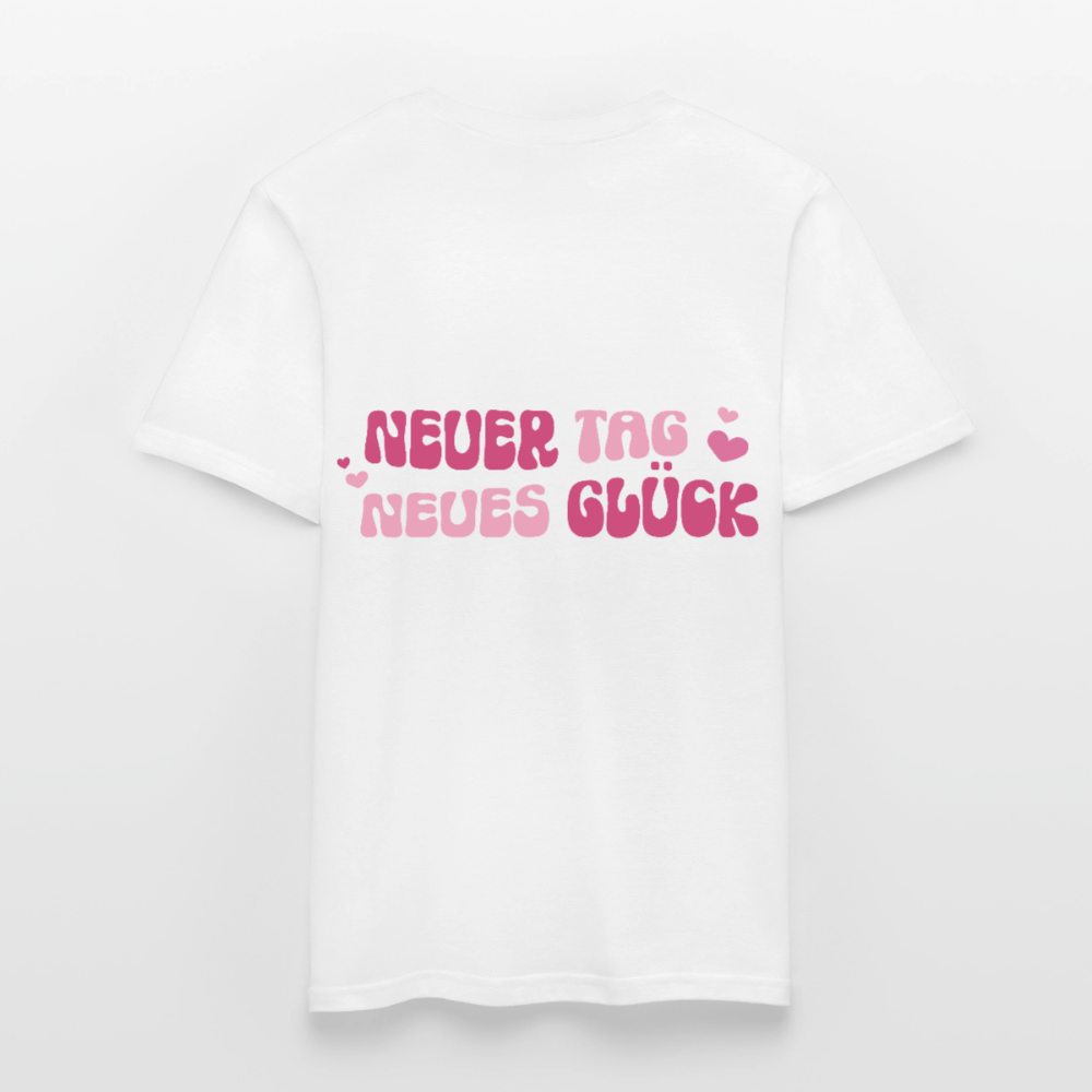 Neuer Tag - Klassik T-Shirt - white