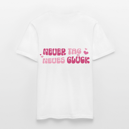 Neuer Tag - Klassik T-Shirt - white