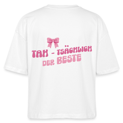 Tahtsächlich - Boxy T-Shirt - white