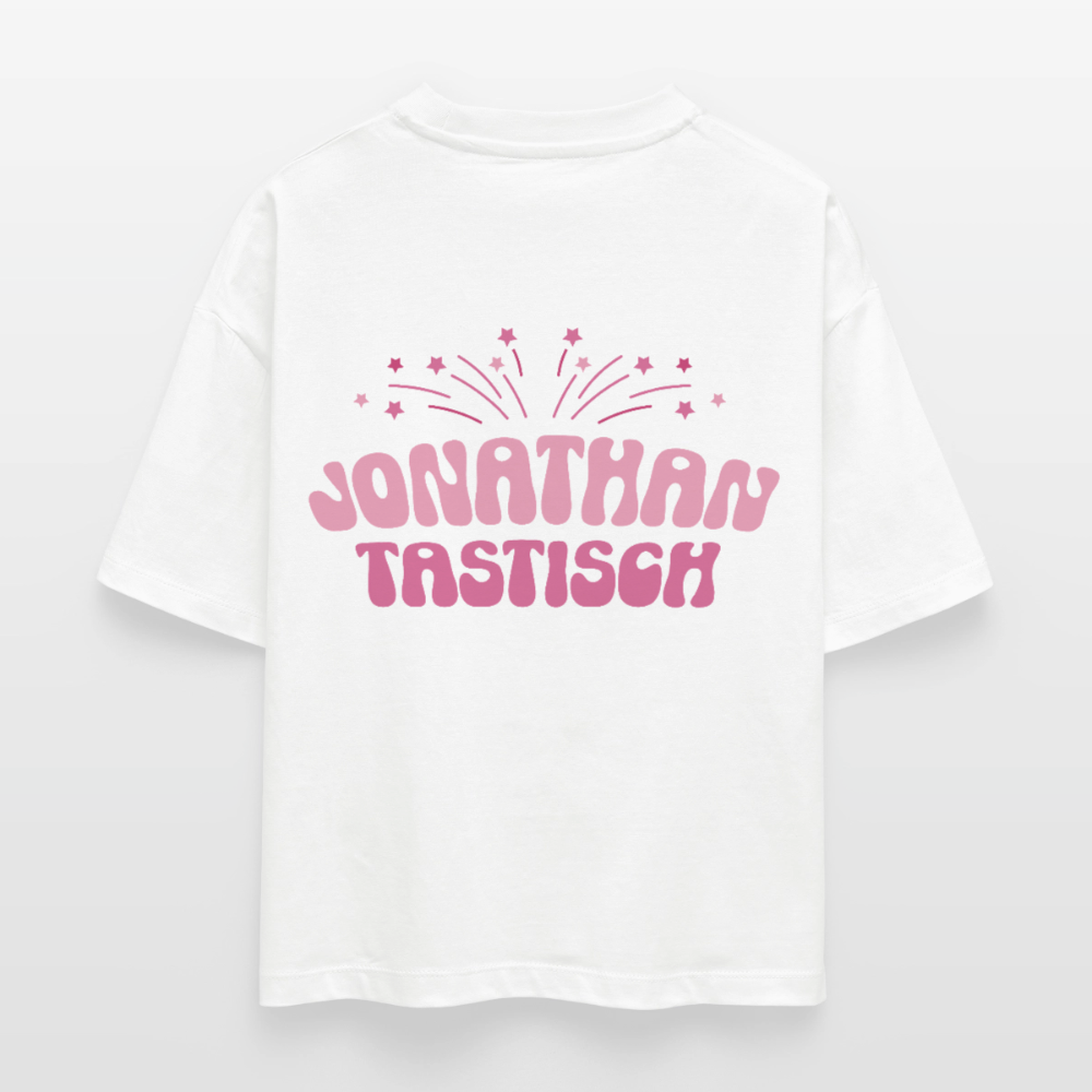 Jonathan tastisch - Boxy T-Shirt - white