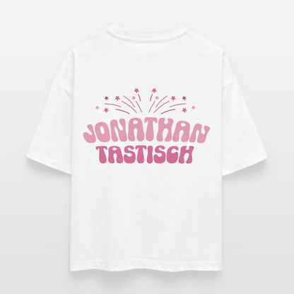 Jonathan tastisch - Boxy T-Shirt - white