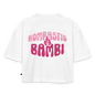 Bombastic Bambi - Oversized Cropped T-Shirt - white