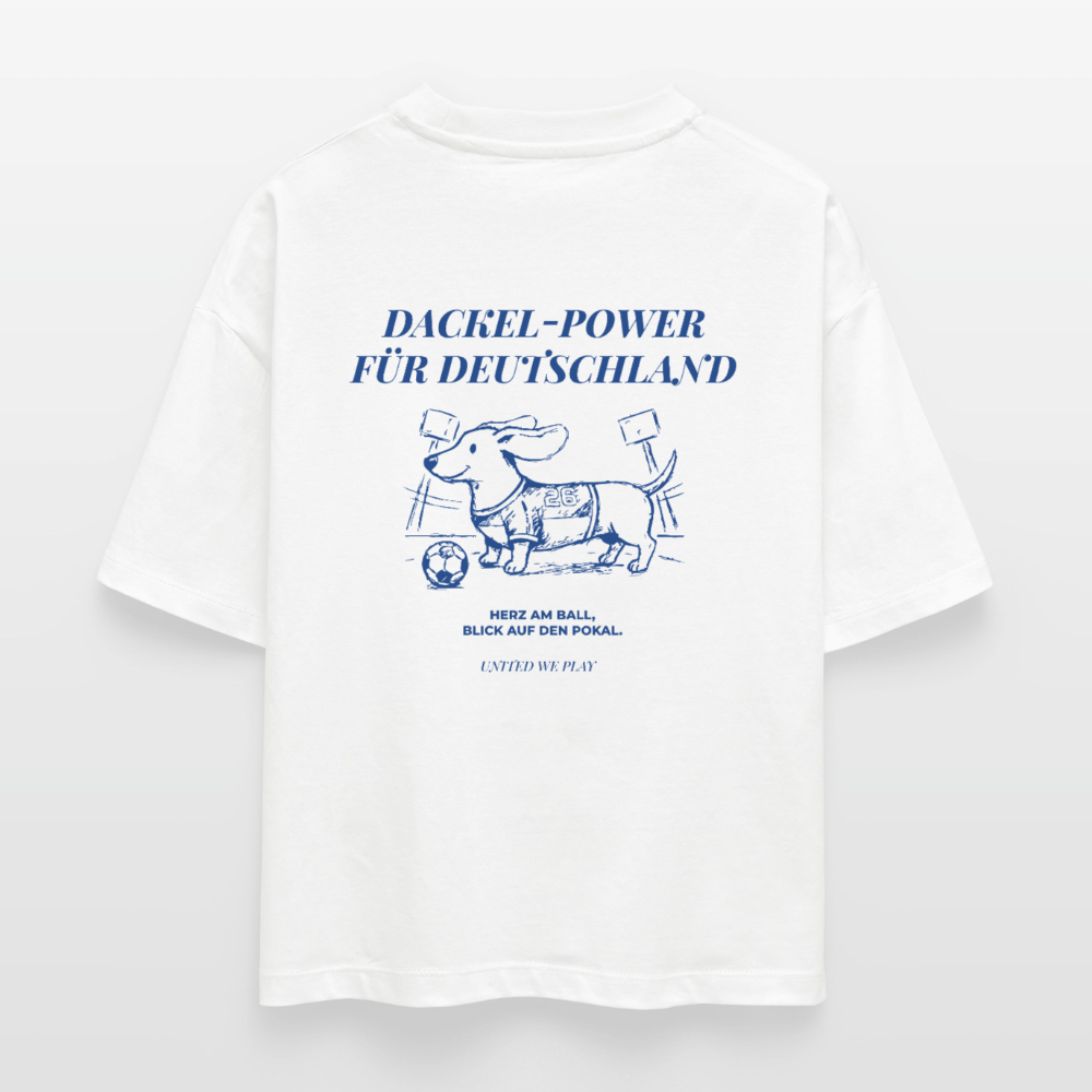 Dackel Power - Boxy T-Shirt - white