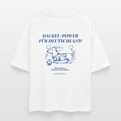 Dackel Power - Boxy T-Shirt - white